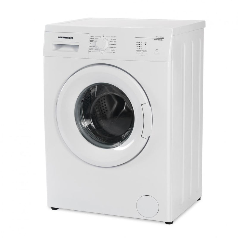 Masina de spalat Heinner HWM-V5080D++, 5 kg, 800 RPM, Clasa D, 60 cm, Alb