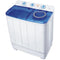 Masina de spalat rufe semiautomata Vortex VO1510, 7.5kg, alb/albastru