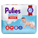 Scutece Chilotel Pufies Pants Sensitive Maxi 4, 9-15 Kg, 46 Pz
