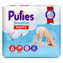 Panties diapers Pufies Pants Sensitive Extra Large, Size 6, 15+ kg, 38pcs