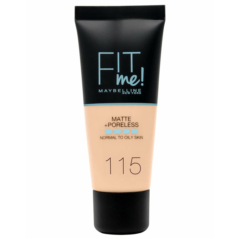 Maybelline New York Fond de ten Fit Me Matte&Poreless 115 Ivory, 30ml