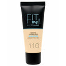 Maybelline New York Fond de ten Fit Me Matte&Poreless 110 Porcelain, 30ml