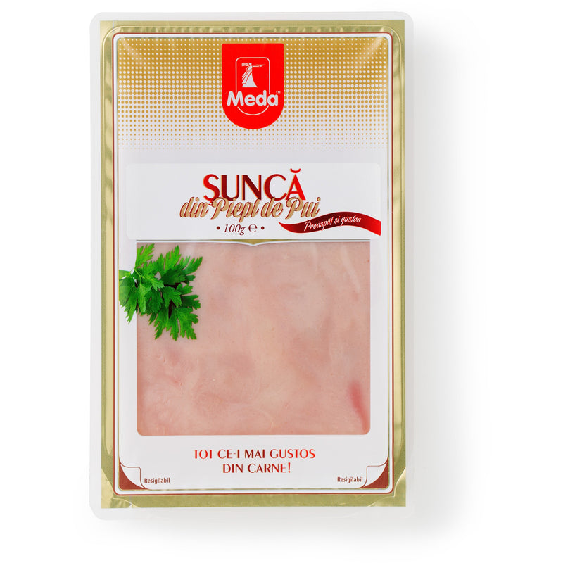 Meda Sunca de pui feliata 100g