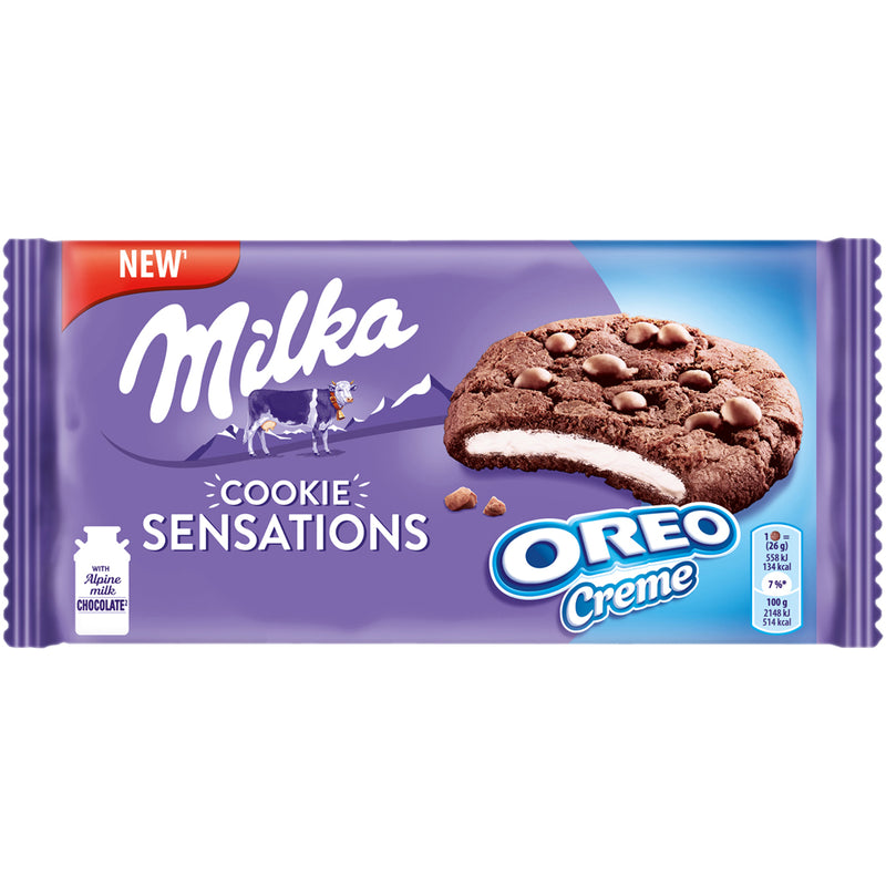 Milka Cookie Sensations biscuiti cu crema Oreo 156g