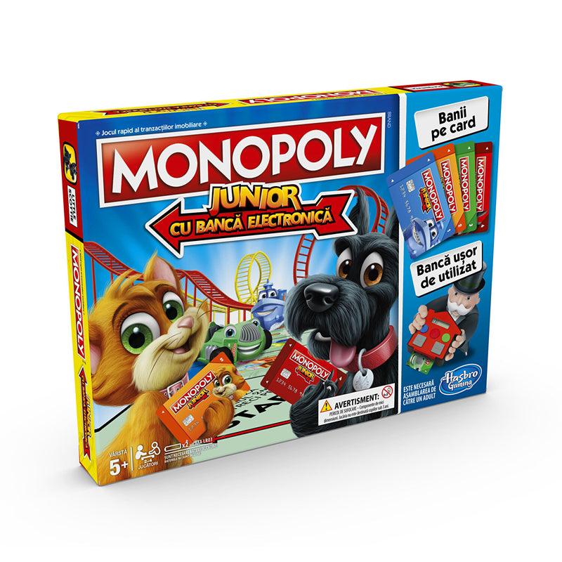 Joc Monopoly Junior Banca Electronica Limba Romana