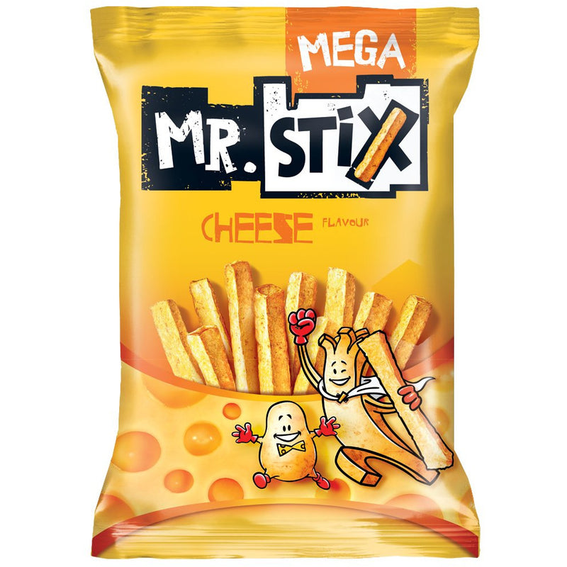 Mr Stix snacksuri din cartofi cu aroma de branza 54g