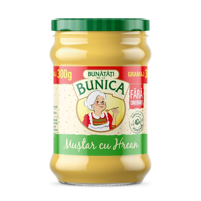 Mustar cu hrean Bunatati de la Bunica 300g