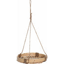 Hanging stand for Pro Garden pots, 20x4 cm, rattan / bamboo, brown