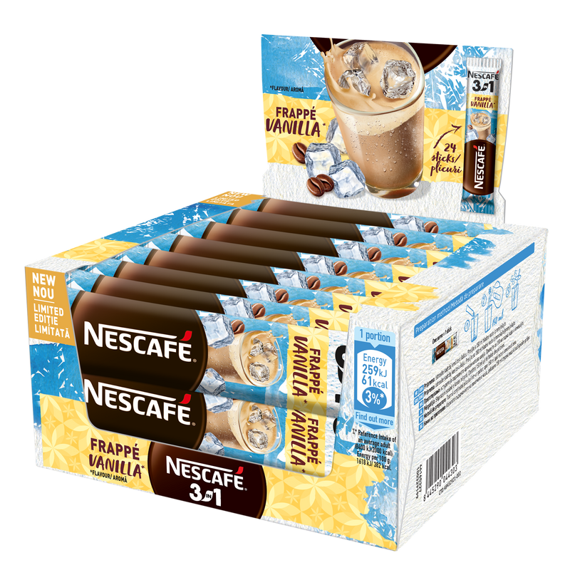 Nescafe 3in1 Frappe Vanilla, 24x16g