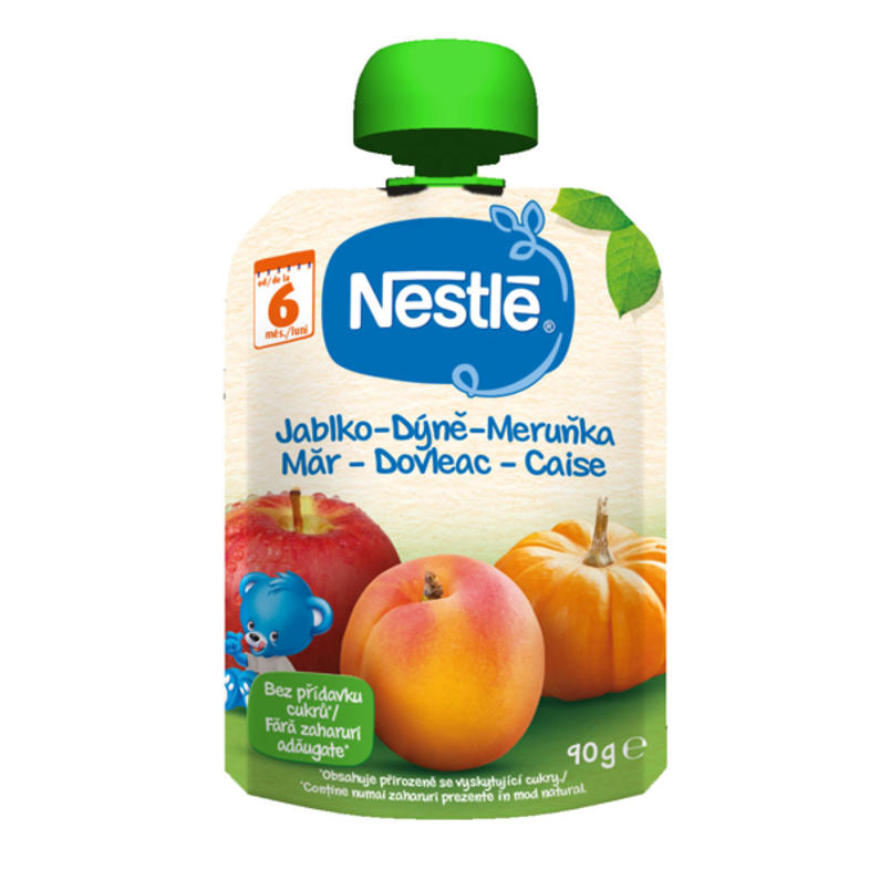 Nestle Piure pentru bebelusi de mar, dovleac si caise, 6 luni+, 90g