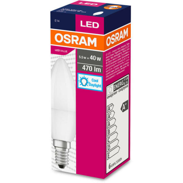 Osram Bec Led Candle Value E14 5.5W/840 NW 4000K (470L)