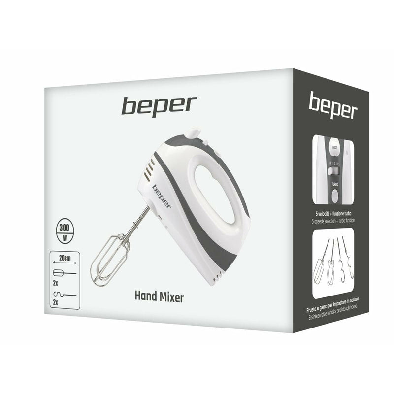 Beper Mixer de mana P102SBA100, 300W, 5 viteze + turbo