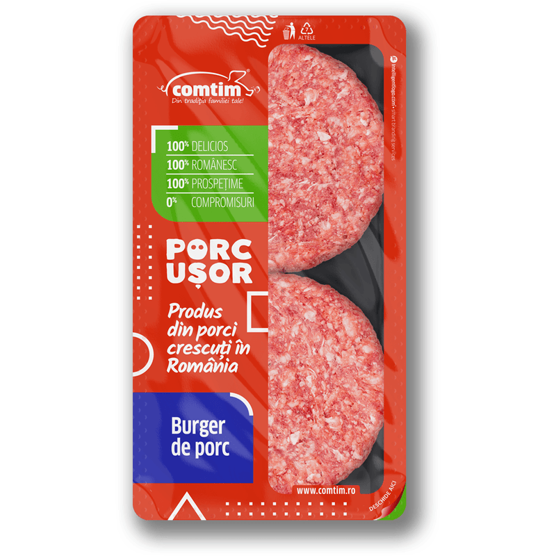 Comtim Burger de porc, 250g