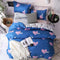 Lenjerie de pat din bumbac satinat, 4 piese, A50-492