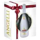 Pachet Angelli Elegance 0.75l vin spumant extra sec + 2 pahare