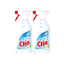 Pachet Solutie geamuri cu pulverizator Clin Lemon, 2x500ml