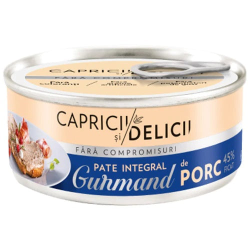 Pate de porc 45% Capricii si Delicii 115g