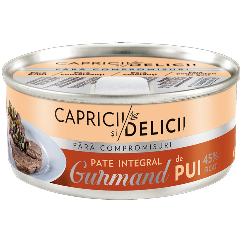 Pate de pui 45% Capricii si Delicii 115g