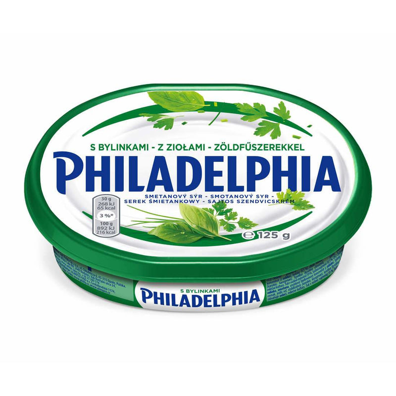 Philladelphia Crema de branza cu verdeata 125g