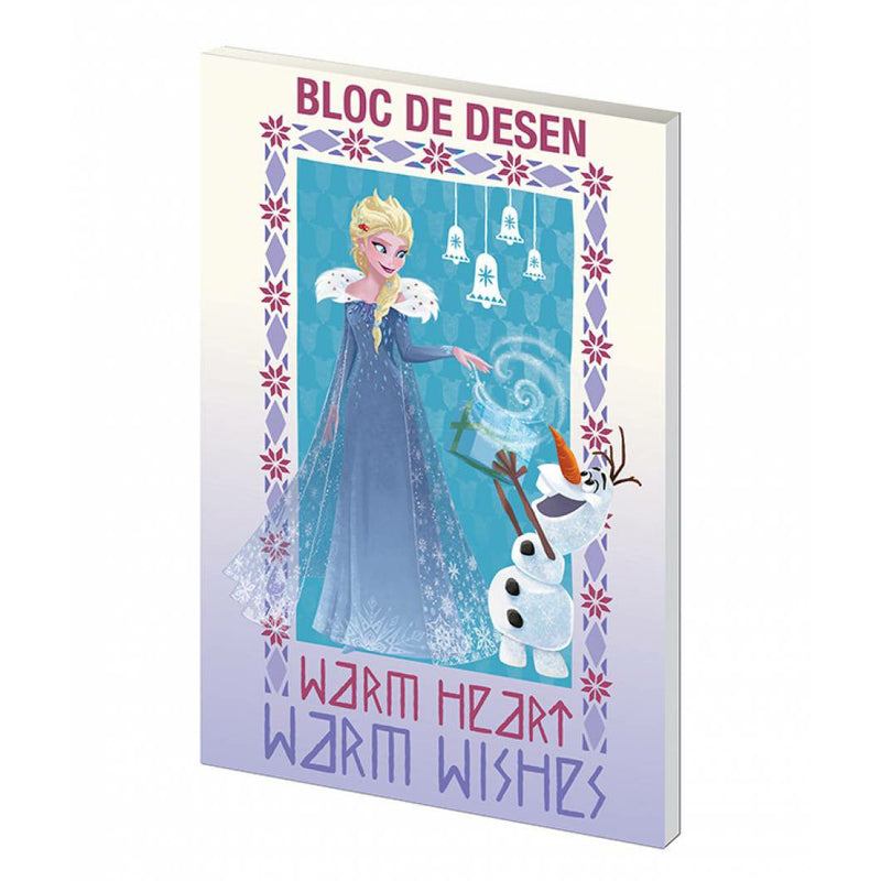 Pigna Bloc de desen Frozen, A4, 160g, 16 file