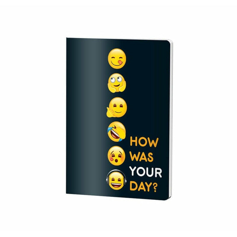 Pigna Caiet matematica capsat A5, 48 file A5, model Emoji Clasic