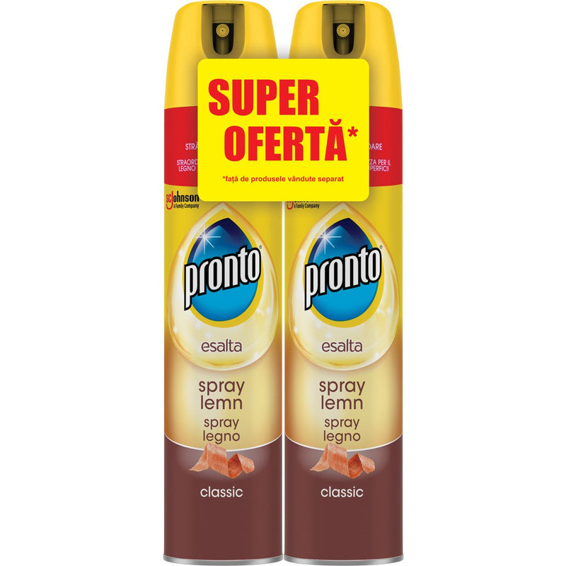 Pronto Spray Lemn Clasic Duo pack -40% din al doilea produs