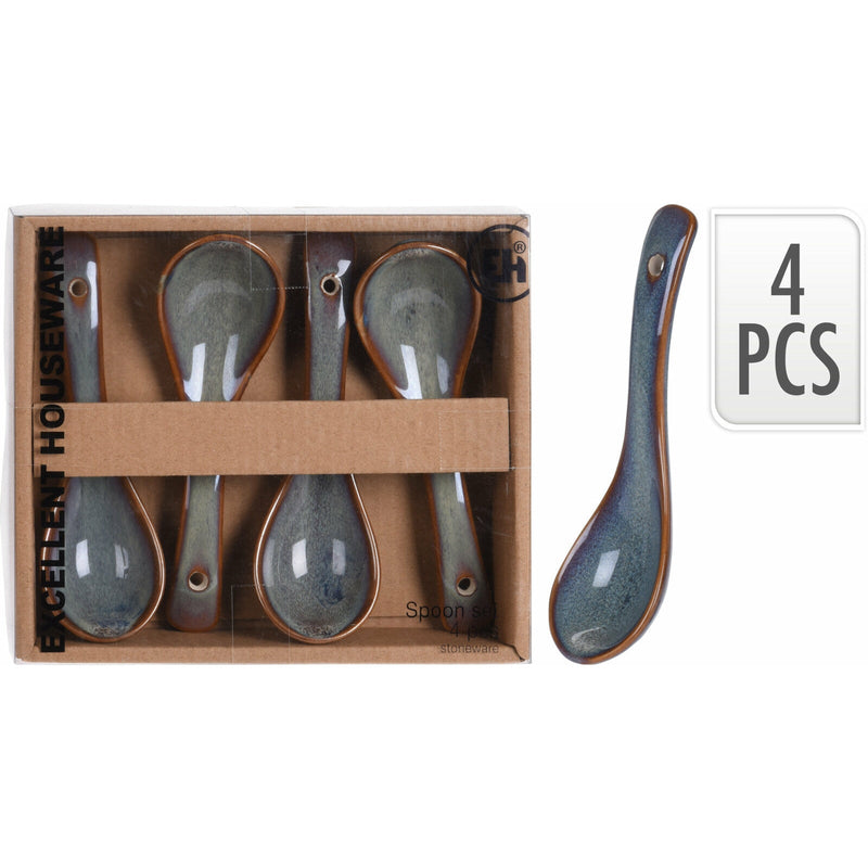 Set linguri din ceramica, 4 buc.
