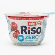 Muller Riso Zero Desert de orez cu lapte si visine 200g