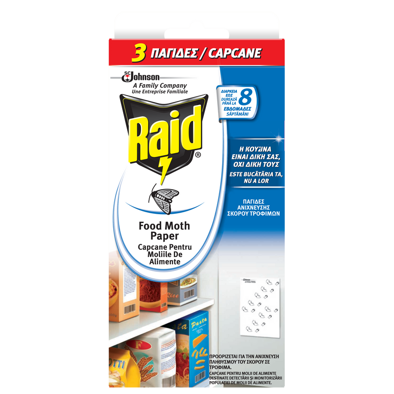 Raid Capcane Molii de alimente (3 buc./ cutie)