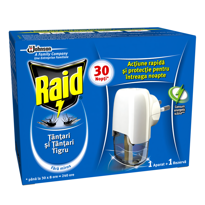 Raid Liquid Electric Aparat Tantari 30 nopti  21 ml