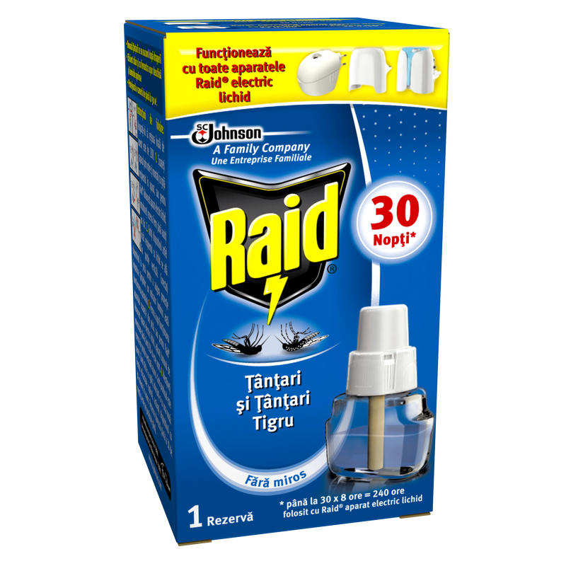 Raid Liquid Electric Rezerva Tantari 1 buc (30 nopti) 21 ml