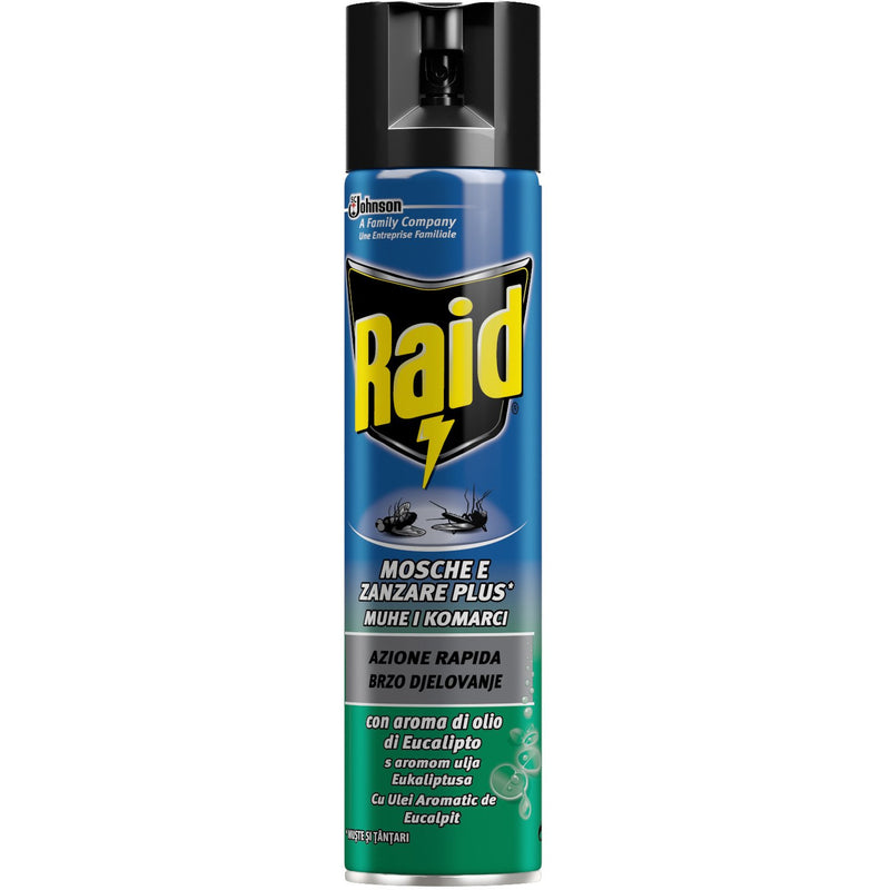 Raid Spray Muste si Tantari cu Eucalipt 400ml