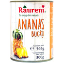Raureni Compote of pineapple pieces in syrup, 565g