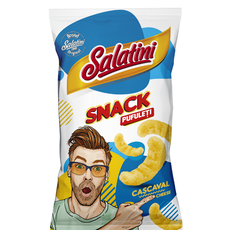Salatini Snack din porumb cu cascaval 90g