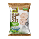 Rice Up! Brown rice chips with cream and onion flavor 60g