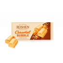 Roshen White szénsavas csokoládé karamellával 80g