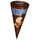 Snickers inghetata la cornet cu caramel, ciocolata si arahide, 110 ml