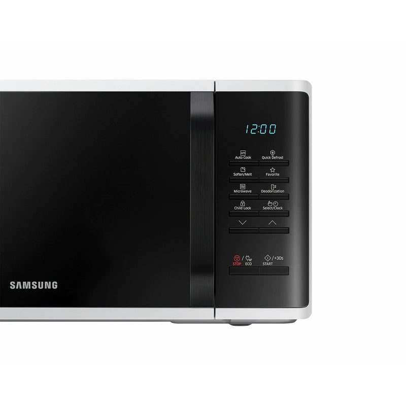 Samsung Cuptor cu microunde cu interior ceramic MS23K3513AW, 23 L, 800 W, Touch control, Alb