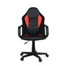 Scaun de gaming rotativ Grunberg QZYL09, 54x59x90-102 cm, negru/rosu