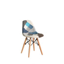 Upholstered chair Truly patch Sky