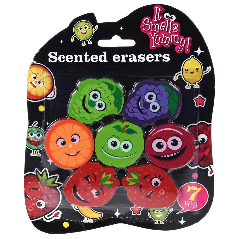 Set 7 radiere in forma de fructe, parfumate 110750050