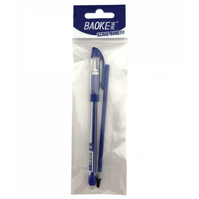 Set Pix cu gel Erasable 0.5mm + 1 rezerva, albastru