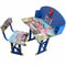 Set birou cu scaunel pentru copii Jolly Kids KT0538, inaltime reglabila, albastru