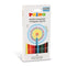 Set creioane colorate trunghiulare Primo, 12 culori + ascutitoare