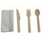 Set tacamuri, 24 piese, lemn
