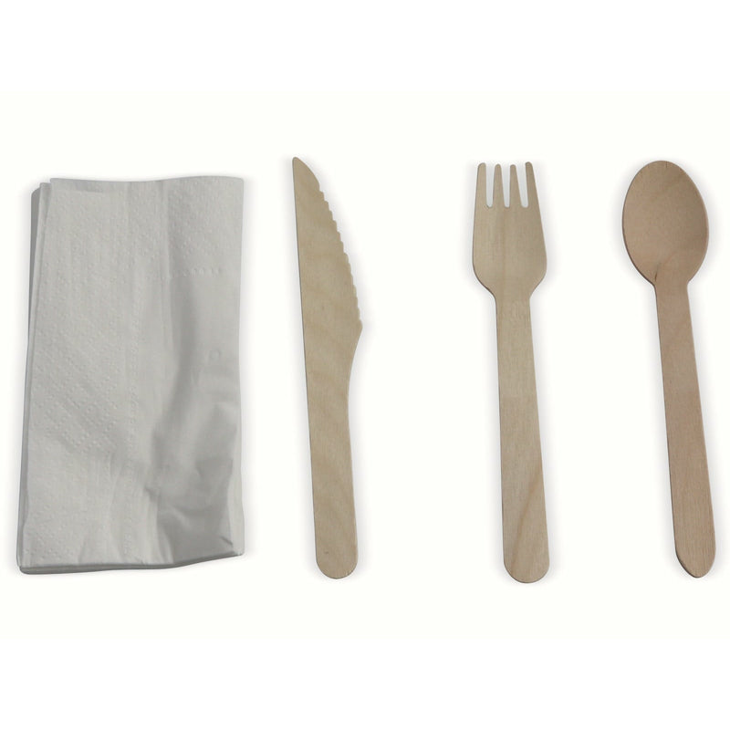 Set tacamuri, 24 piese, lemn