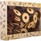 Sonnets of semi-glazed cocoa biscuits in a box with a window, 700g