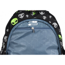 St. Majewski Ghiozdan pentru clasele V-VIII cu 4 compartimente, gama St. Right, colectia Reflective Aliens