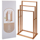 Soluzioni per il bagno Porta asciugamani in bambù con 3 barre
