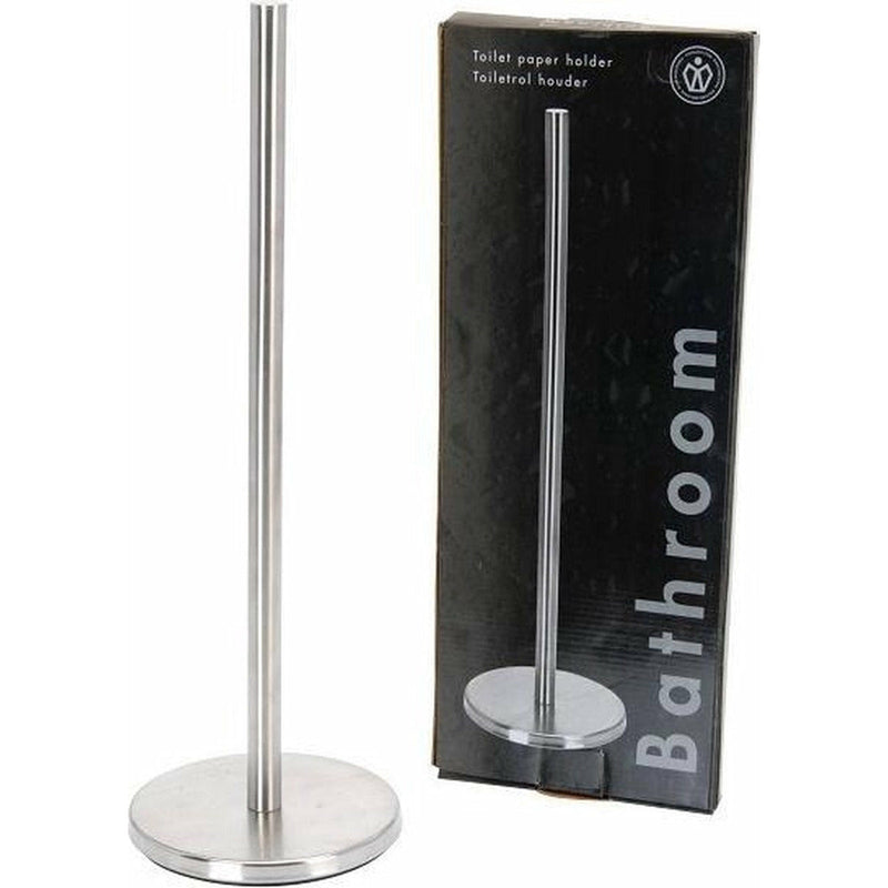 Suport pentru role de hartie igienica din otel inoxidabil, 15x45 cm